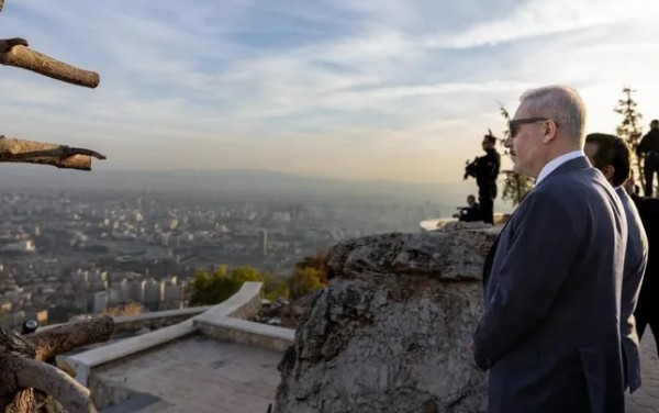 Bakan Fidan ve Şeybani Kasyun Dağı'ndan Şam'ı seyretti